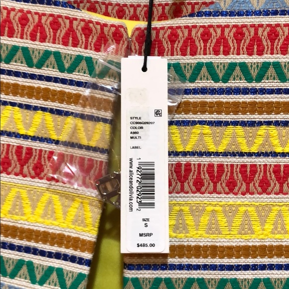 Alice + Olivia Kidman embroidered colorful jacket - Picture 7 of 12